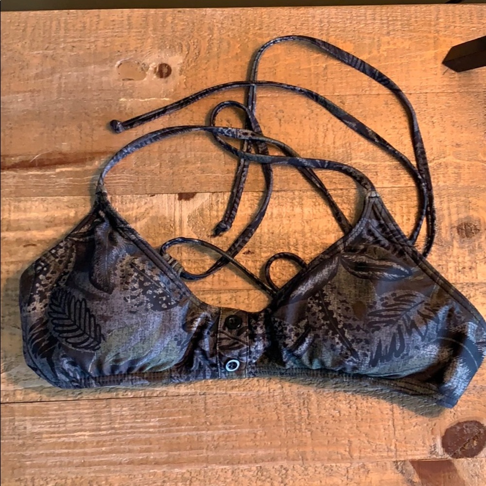 RVCA Cross Back Bikini Top